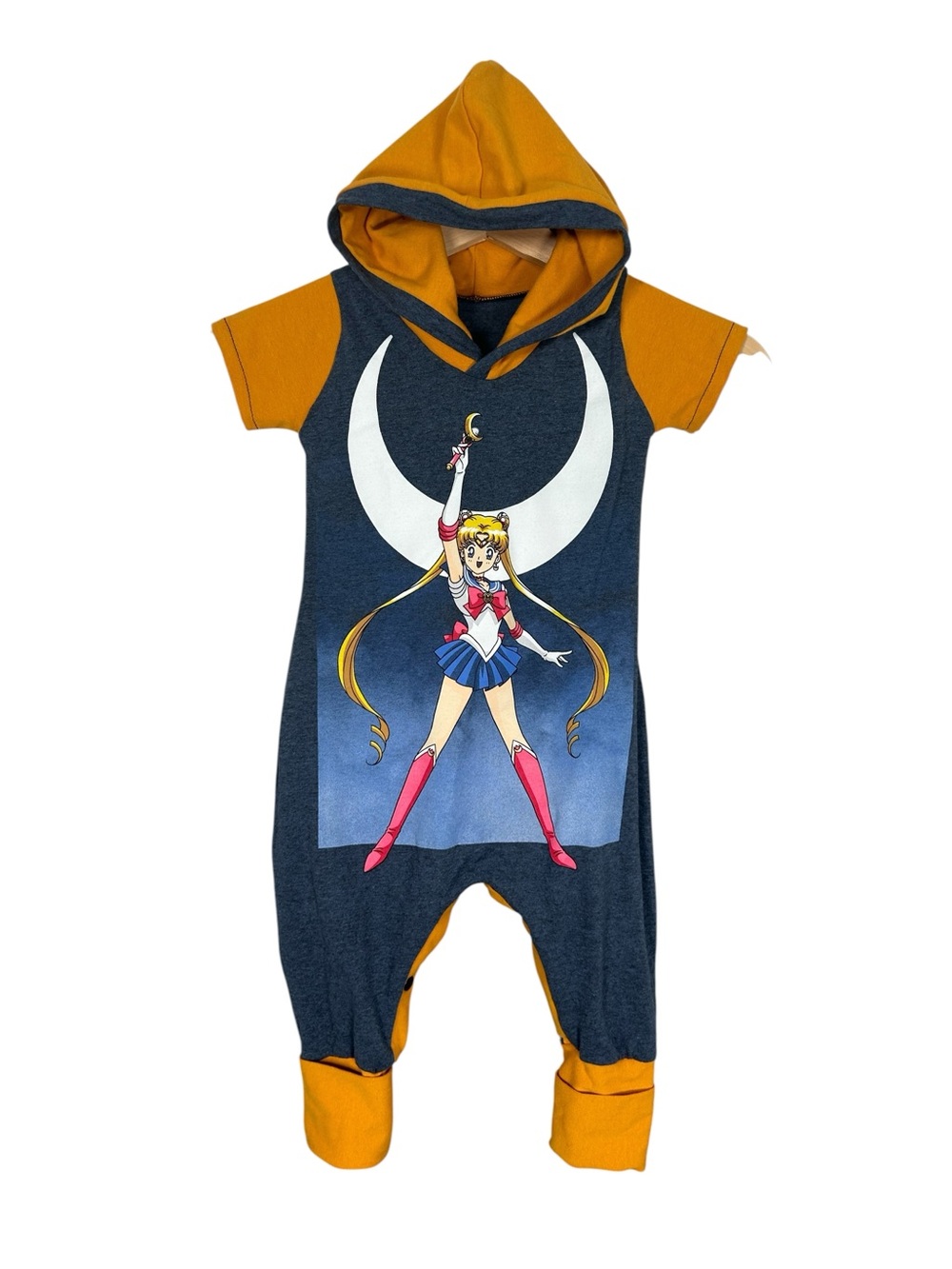 Handmade Sailor Moon infant Grow with me Romper 9-24Months